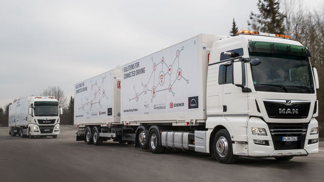 MAN setzt Platooning fort