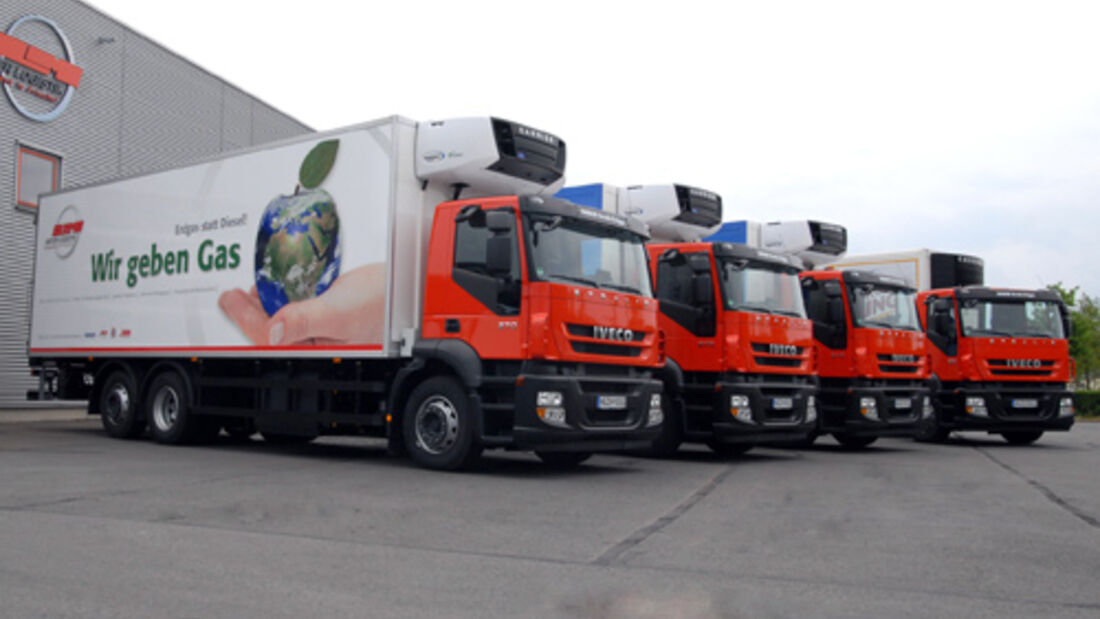 CNG Fahrzeuge von Iveco bei Meyer Logistik: Umweltprimus im Verteilerverkehr 
