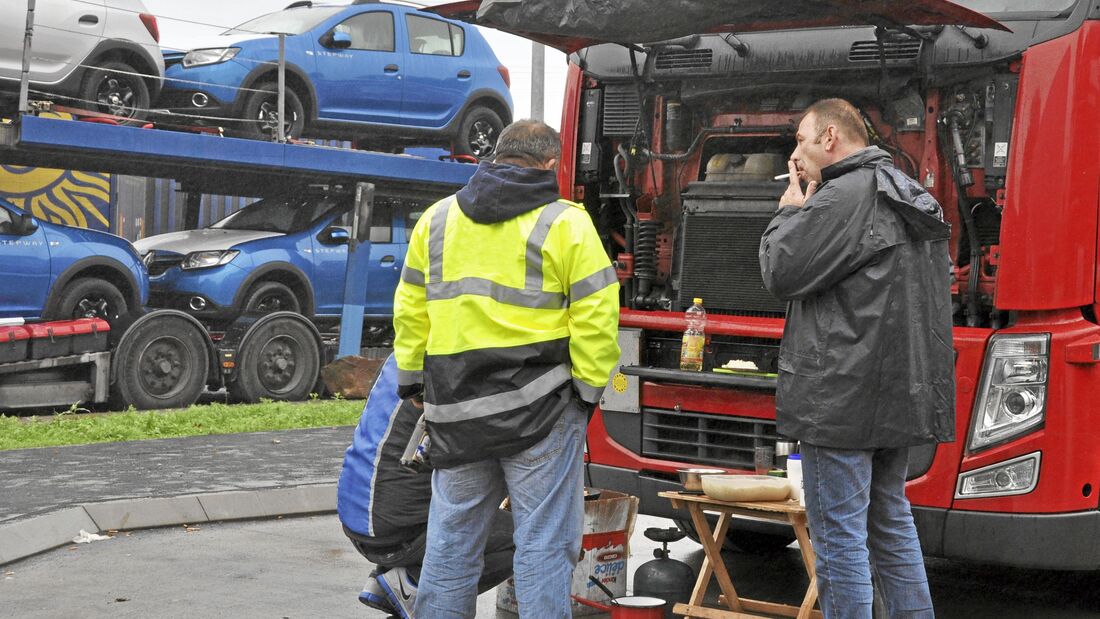 Hohe Zuwächse für ausländische Lkw