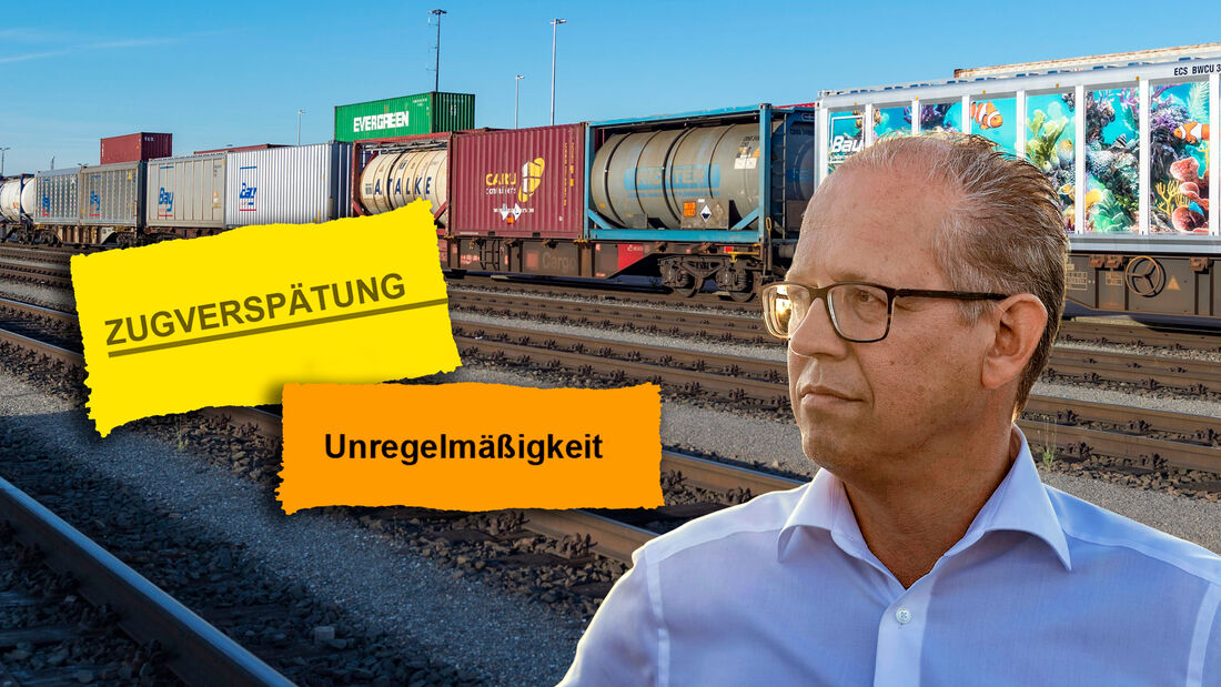 Spediteur in Sorge um Schiene