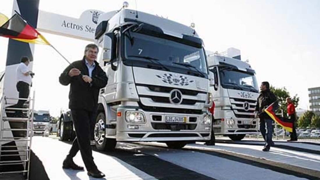 Sternfahrt für den neuen Actros