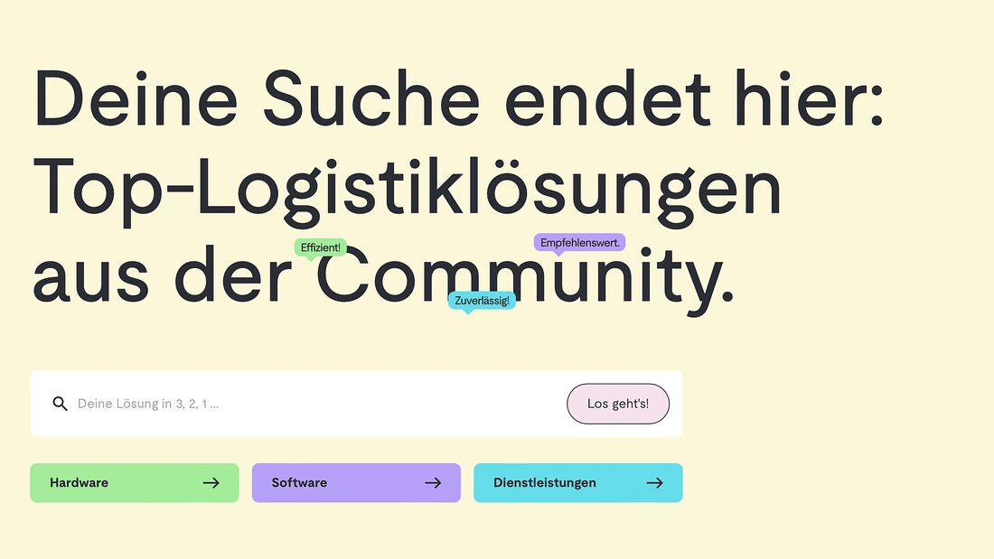 Even logistics ist live