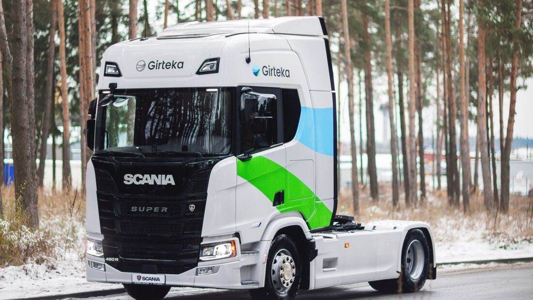 Girteka mit Elektro-Großflotte