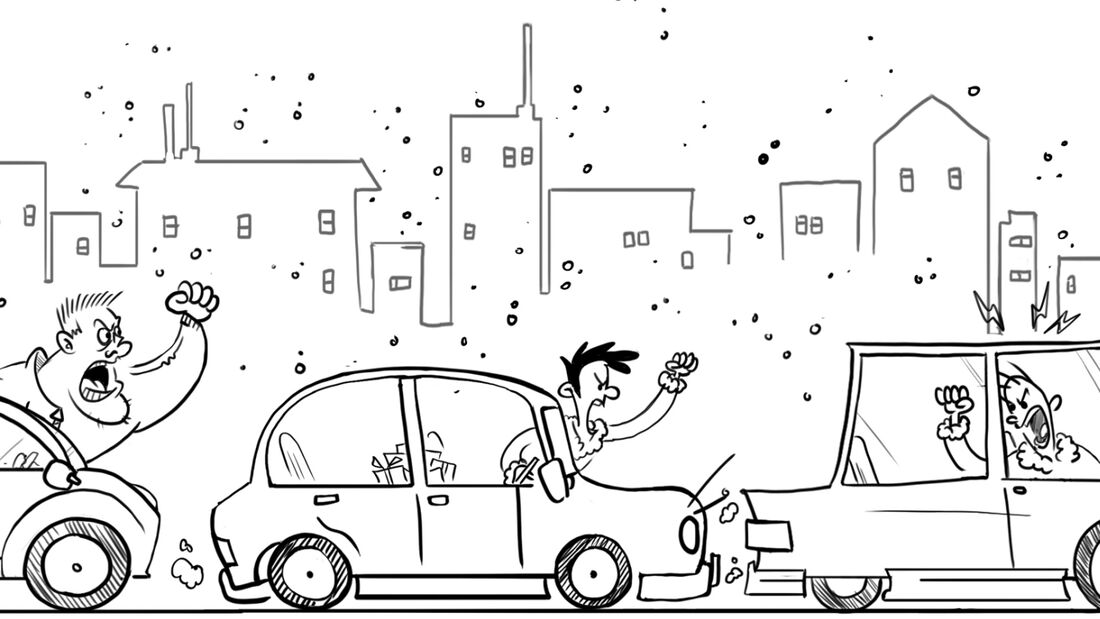 Verhalten im Verkehr führt zu Kettenreaktion
