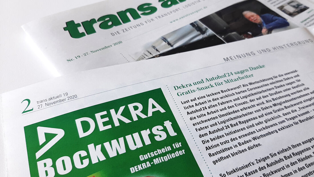 Dekra und Autohof 24 sagen Danke
