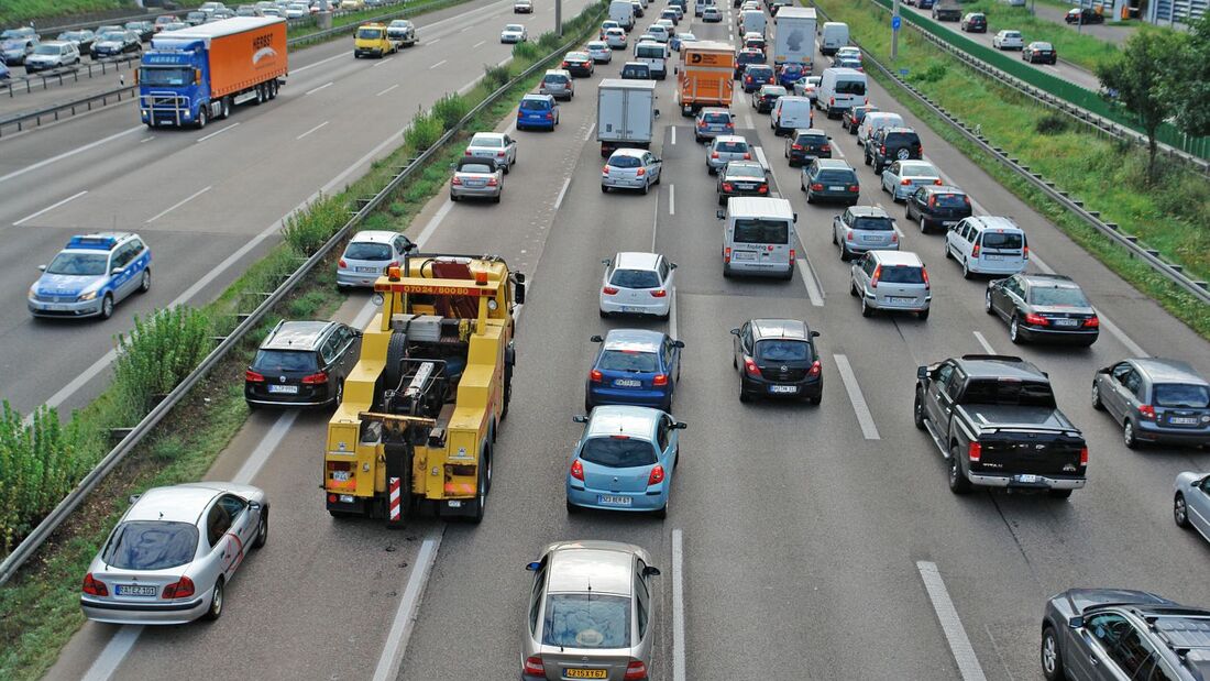 Knapp 600.000 Kilometer Stau im Jahr 2012