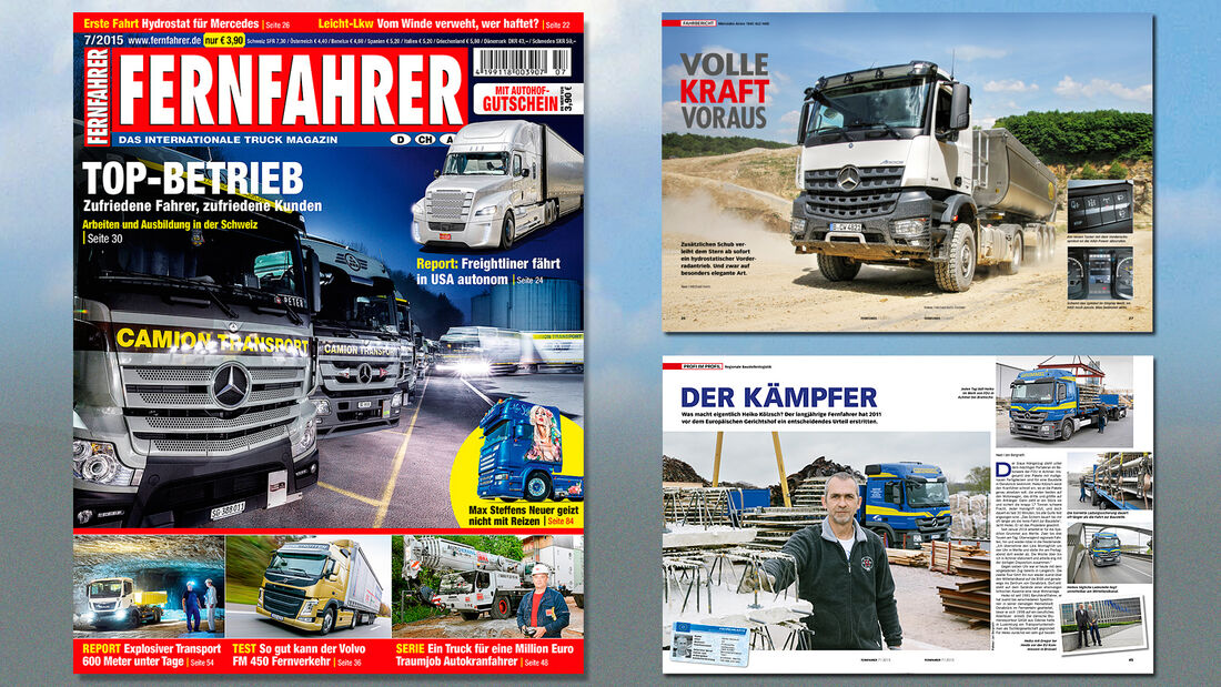 Neue FERNFAHRER-Ausgabe am Kiosk