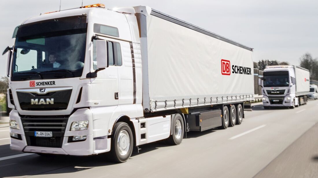 DB Schenker testet Lkw-Platooning