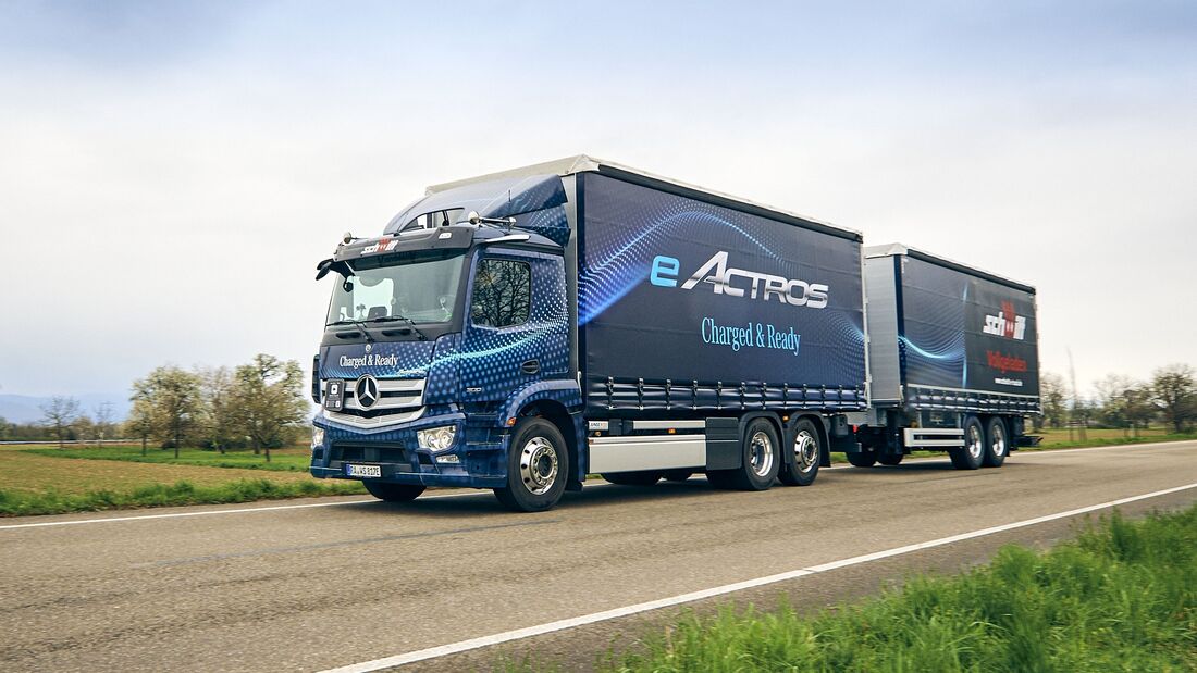 E-Lkw für bis zu 40 Tonnen
