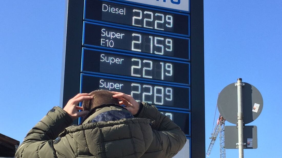 Dieselpreise sind zum Haare raufen