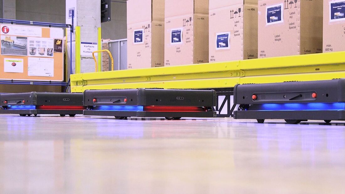 Lagerlogistik: Autonome Roboter mit KI-Sicht