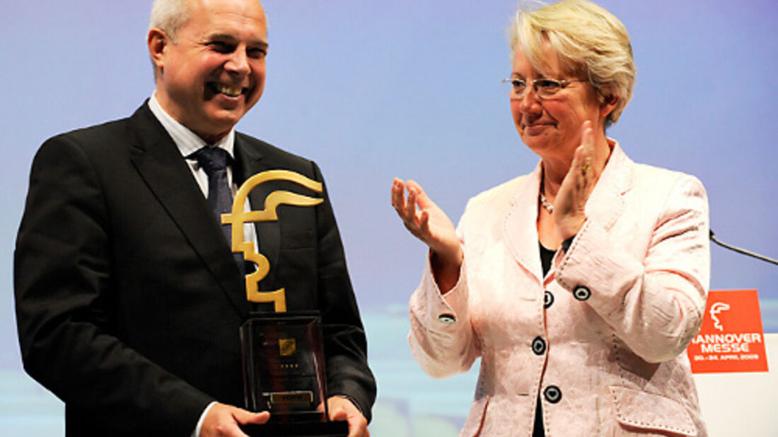 Voith WinDrive gewinnt Technologiepreis Hermes Award