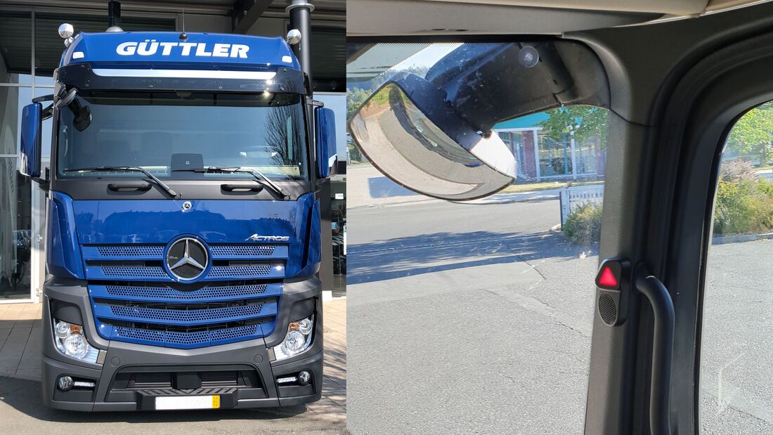 Zehn neue Actros mit Abbiegeassistent