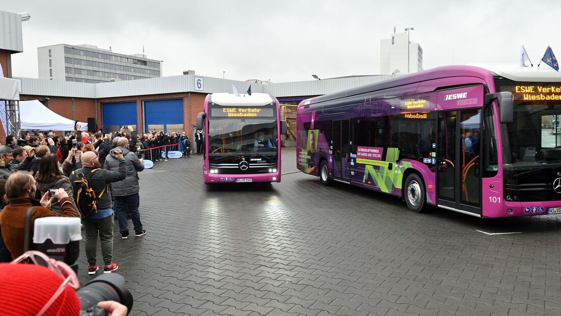 ESWE und Daimler starten E-Bus-Projekt