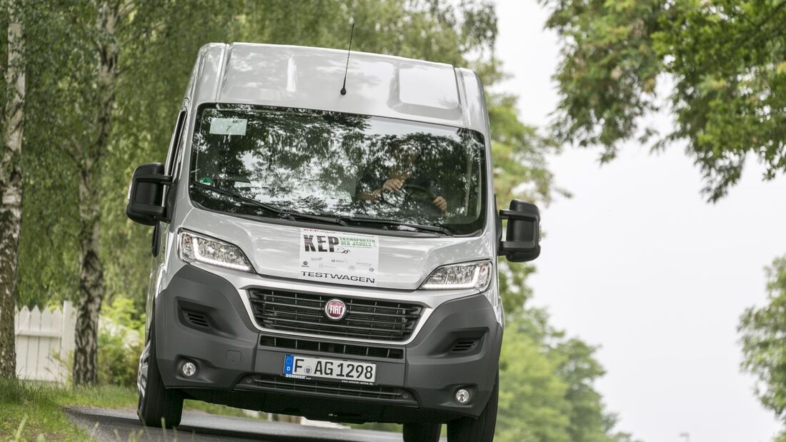 Anmeldung zum Transporter Test Drive läuft