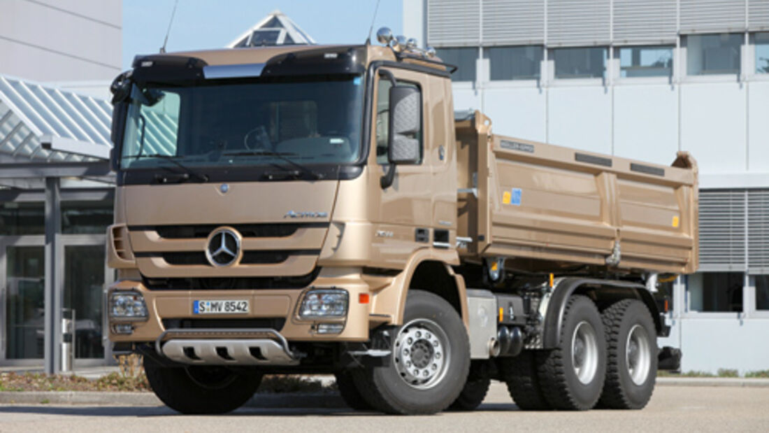 Mercedes-Benz auf der Bauma: Lückenloses Programm und neue Angebote