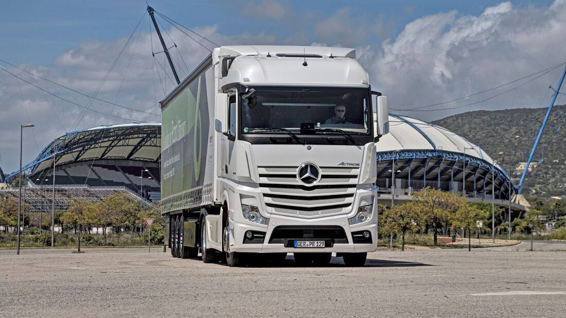 Erste Fahrt mit dem OM 470