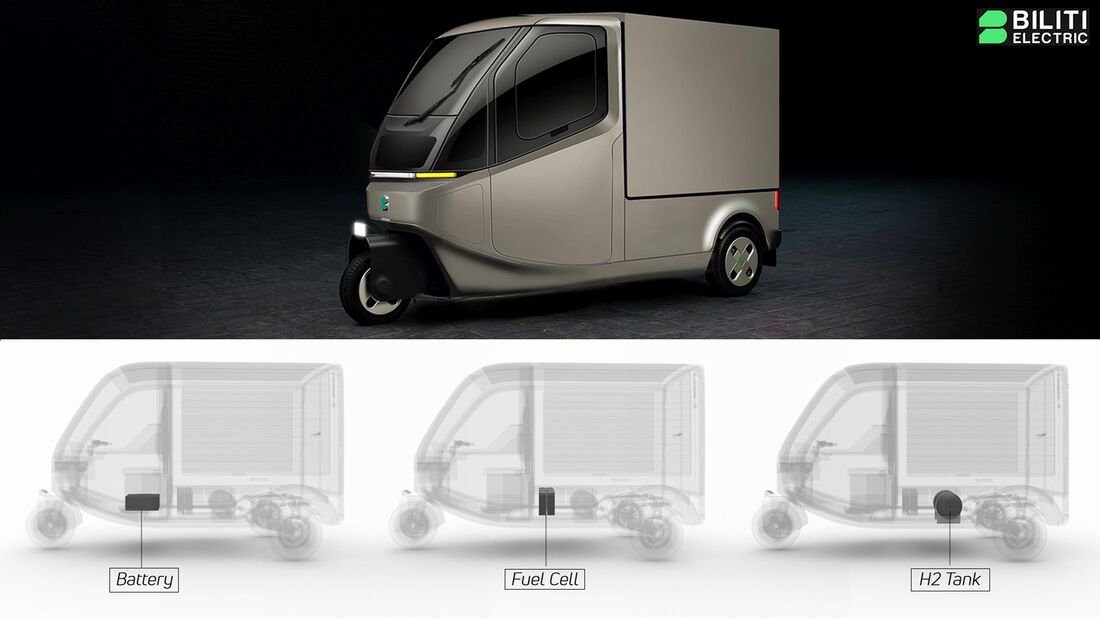 US-Tuk-Tuk mit Brennstoffzelle