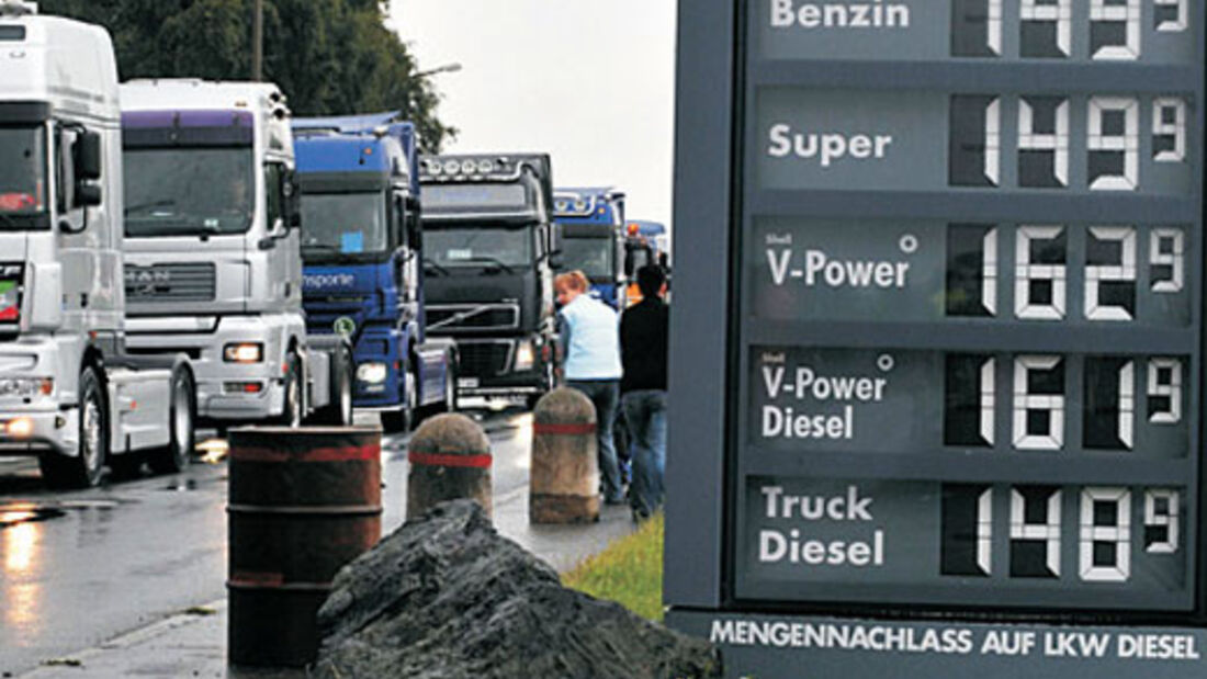 Druck von der Straße
