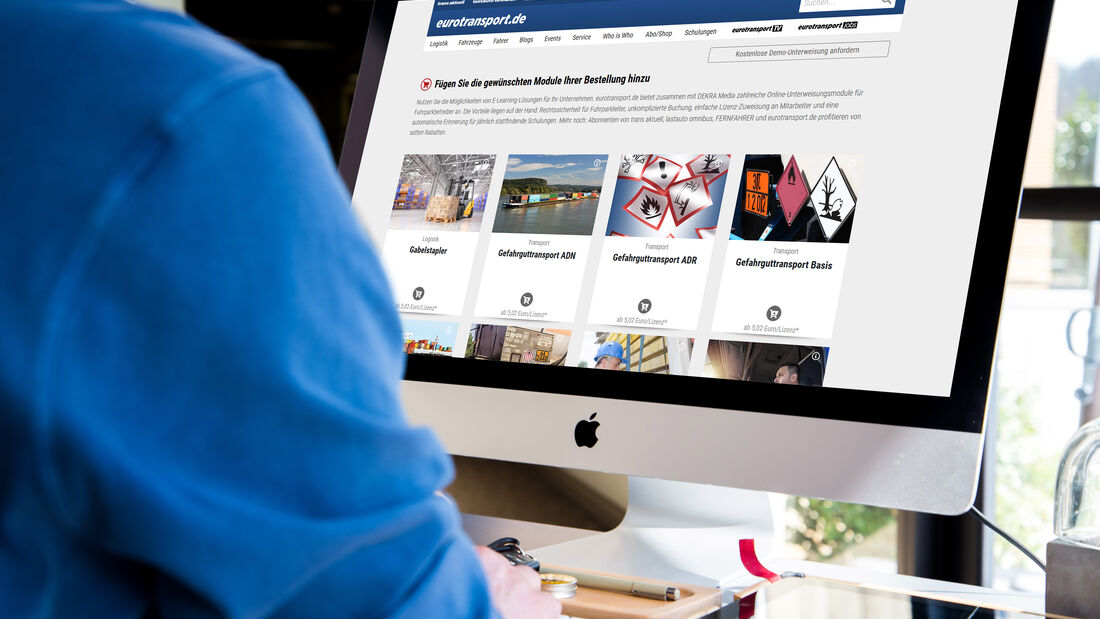 Digitale Unterweisungen für Speditionen