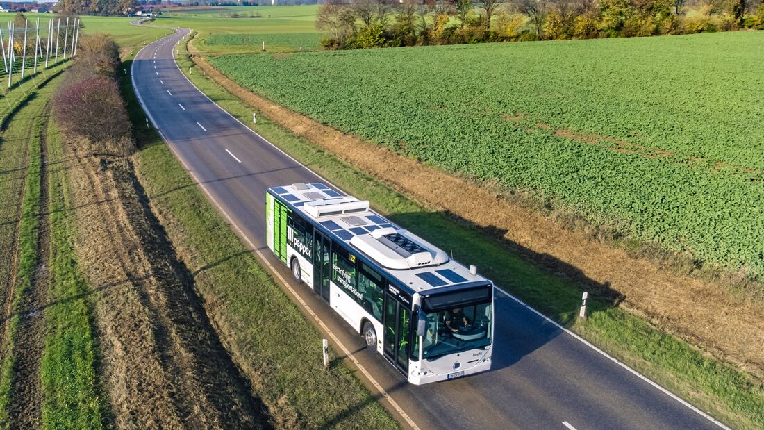 Erster Solarbus im Test