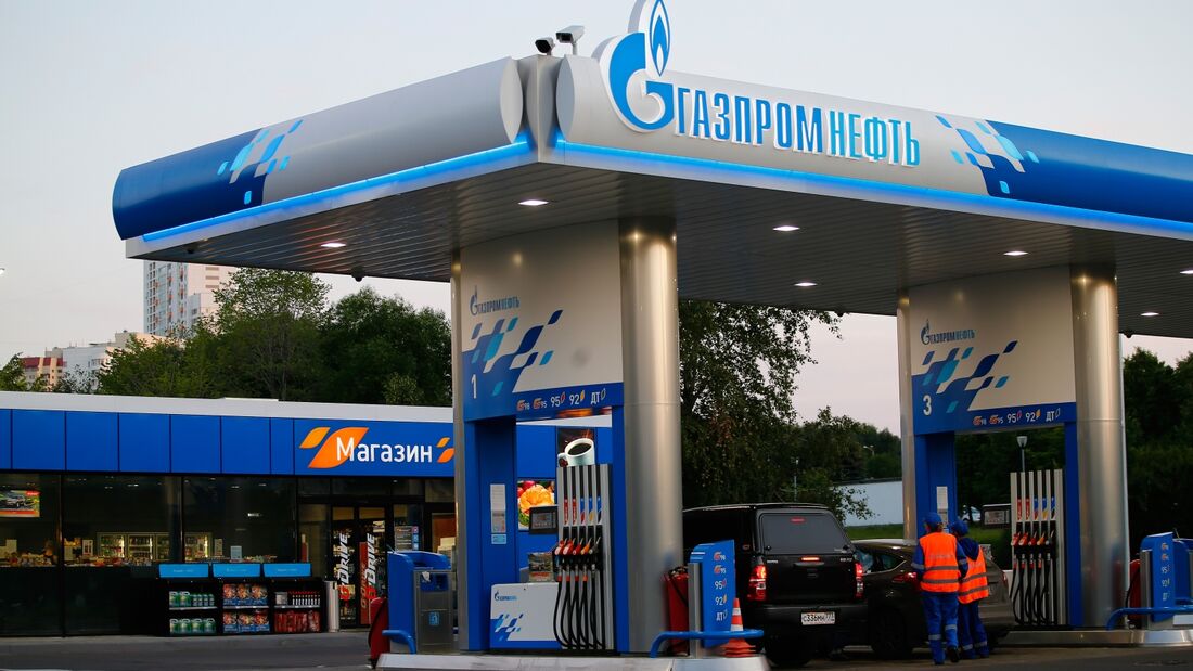 Tanken in Russland