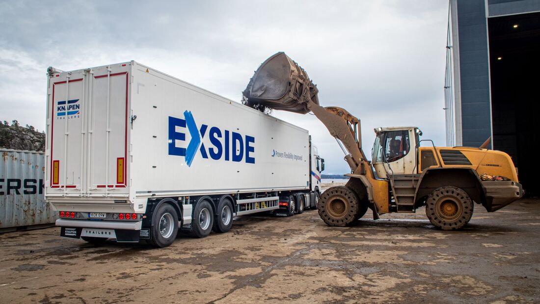 Neuer Schubboden-Trailer Exside