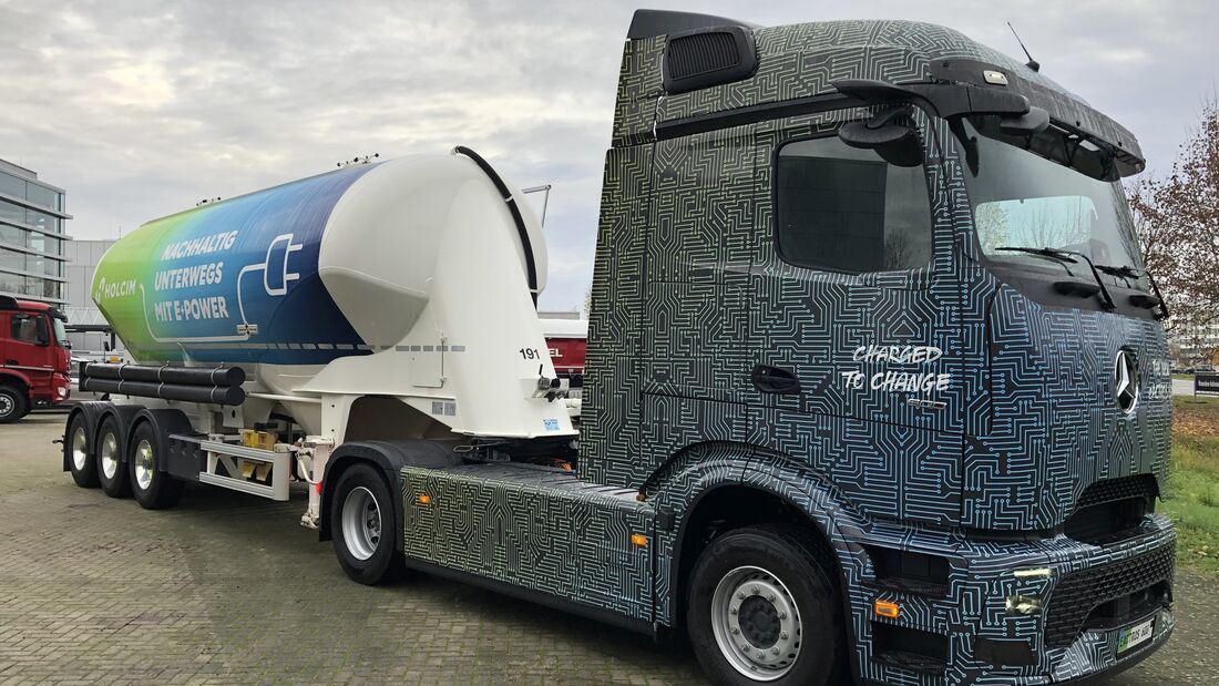 1.000 eActros für Holcim