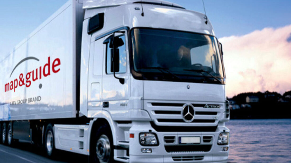 map and guide setzt auf grüne Transporte