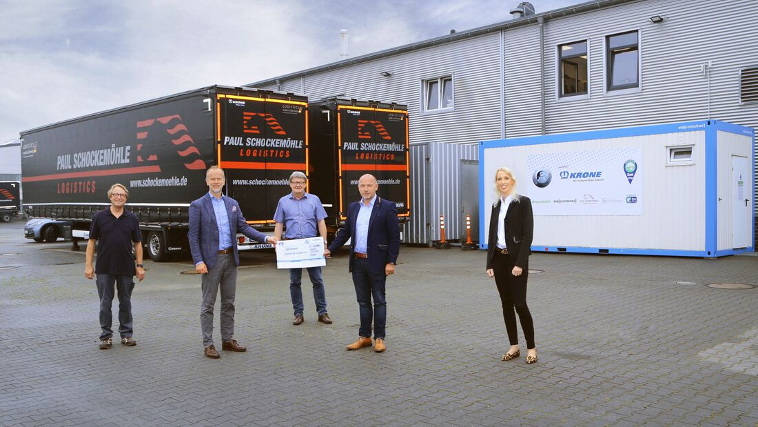 Sanitärcontainer für LKW-Fahrer