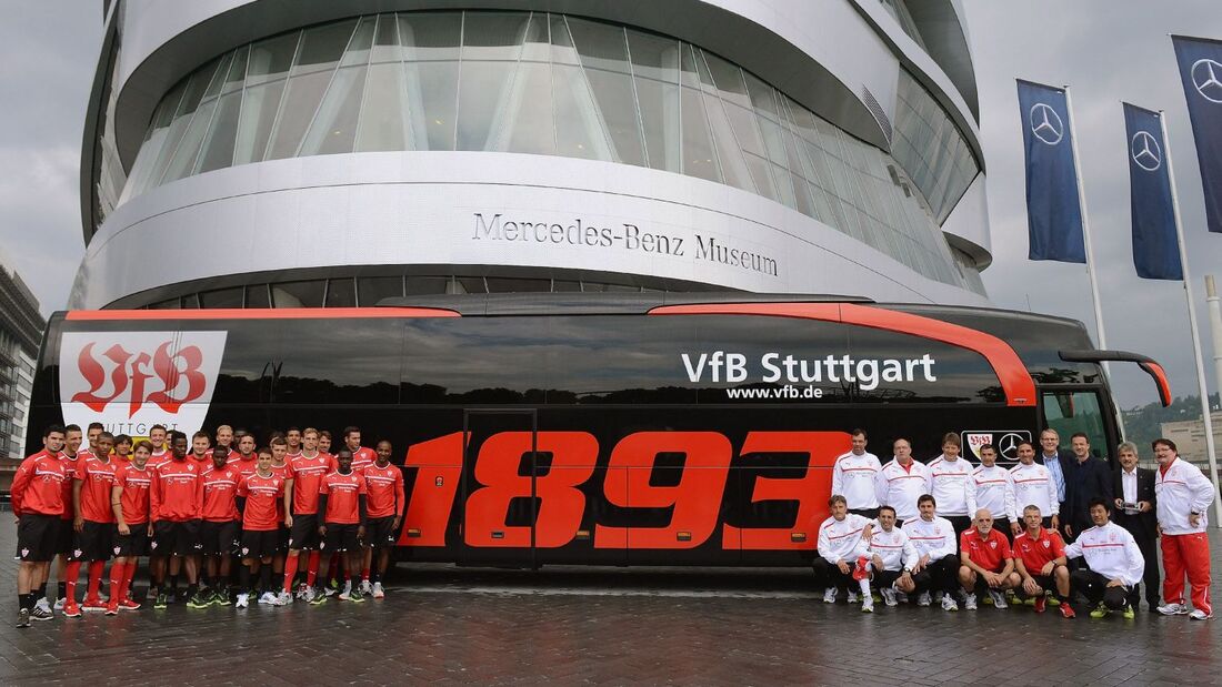Neuer Mannschaftsbus für den VfB Stuttgart