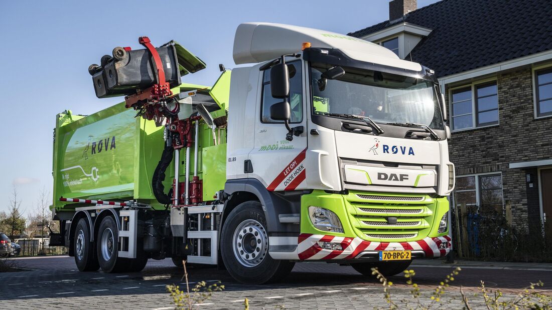 E-Müllsammel-Lkw für Rova