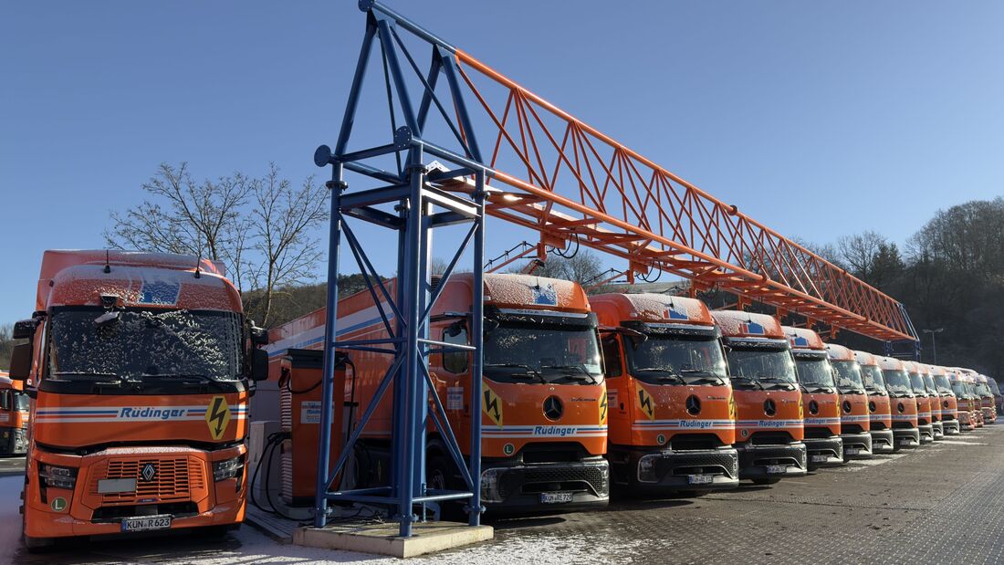 Rüdinger liefert Stückgut emissionsfrei