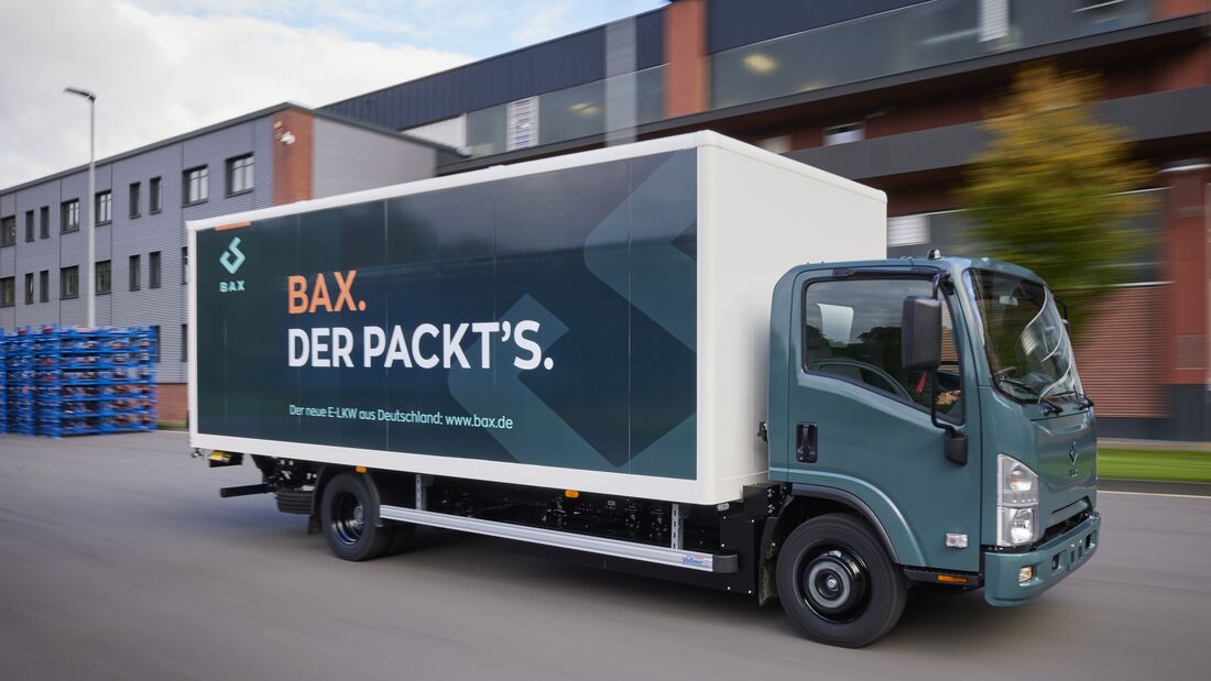 BPW stellt neuen E-Lkw BAX vor