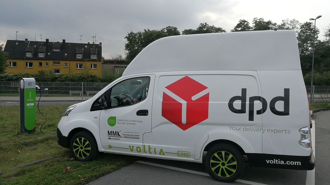 Elektro-Transporter im Kurierdienst