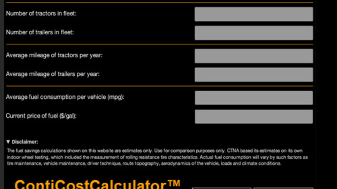 Neuer ContiCostCalculator ermittelt Reifenbetriebskosten für den Lkw
