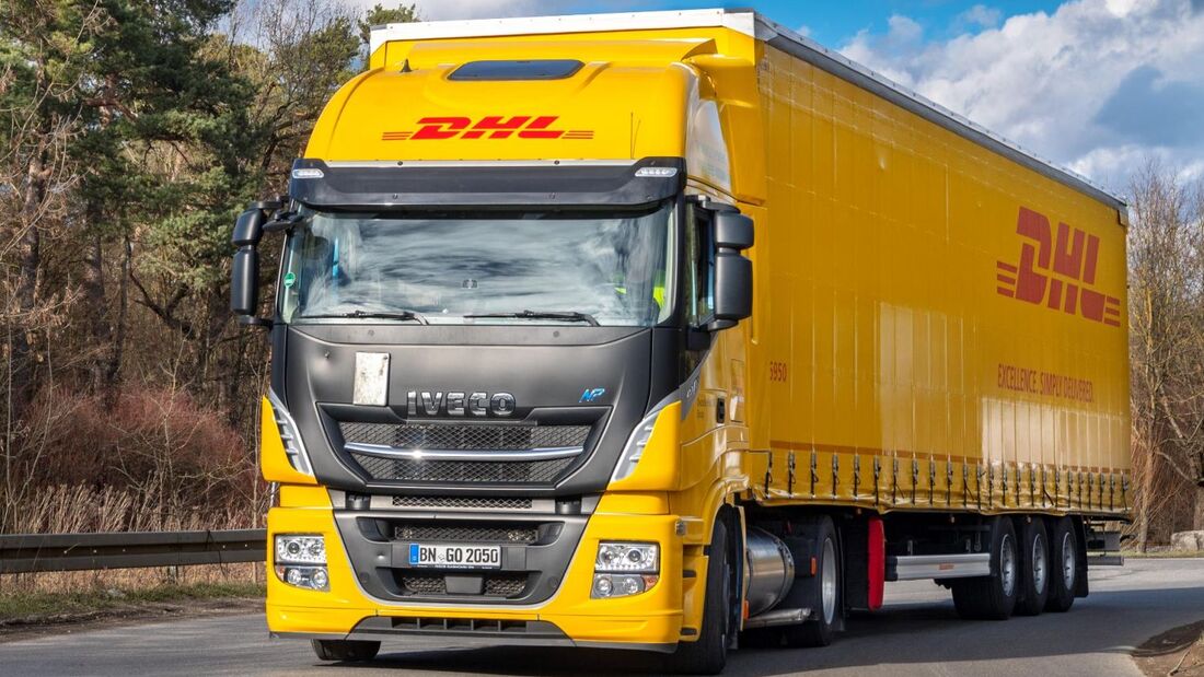 DHL fährt LNG-Lkw für BMW