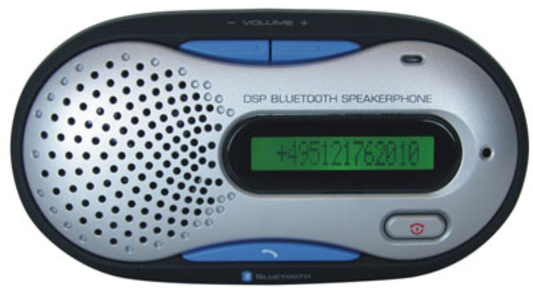 Bluetooth-Freisprecheinrichtung für die Kfz-Sonnenblende