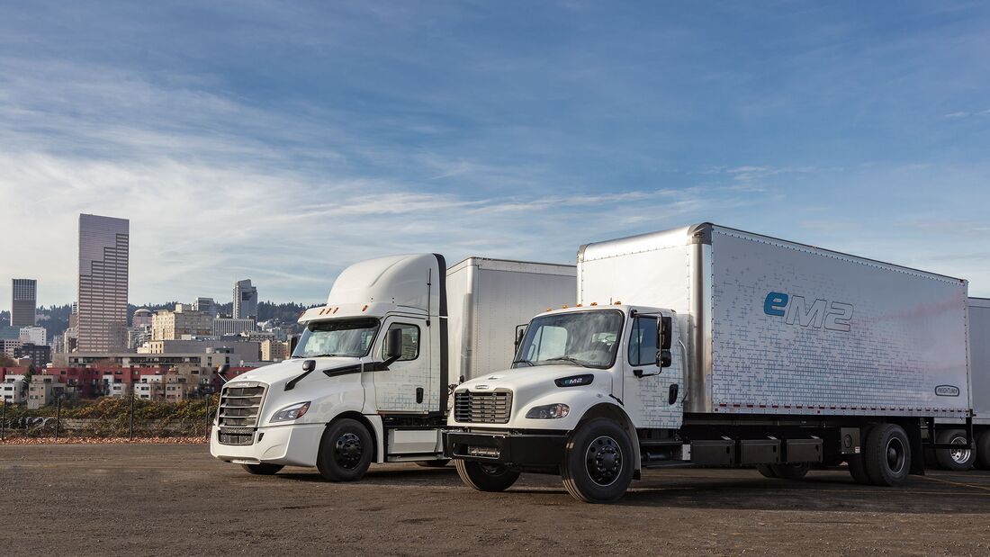 Freightliner startet mit CX-Testflotte