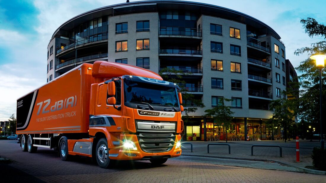 Neuer Verteiler-Lkw auf leisen Sohlen