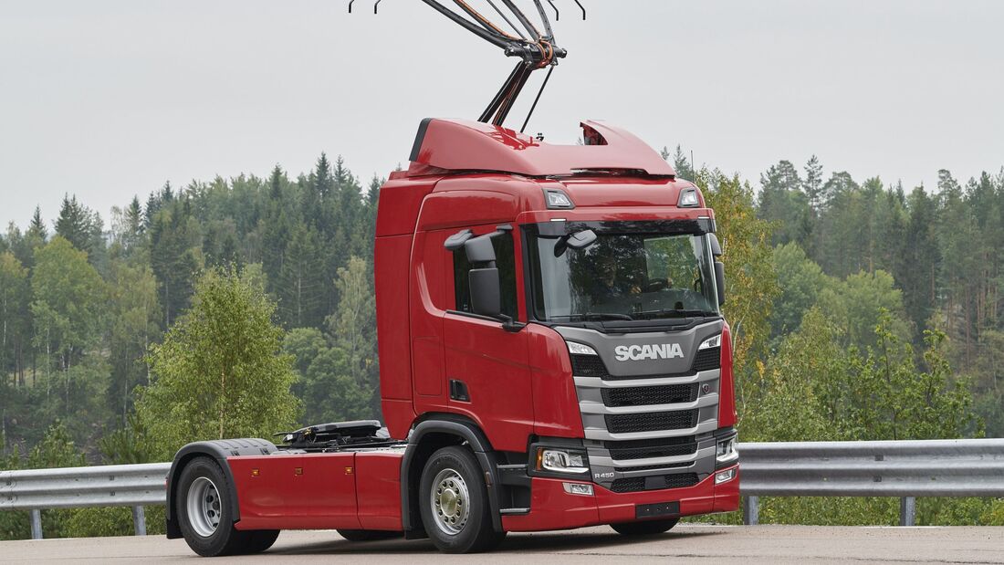 Scania liefert Oberleitungs-Lkw