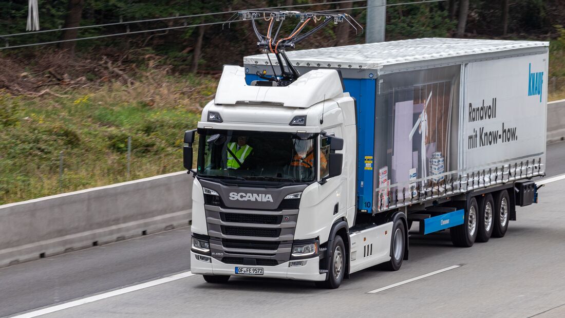 Oberleitungs-Lkw in Hessen nun komplett