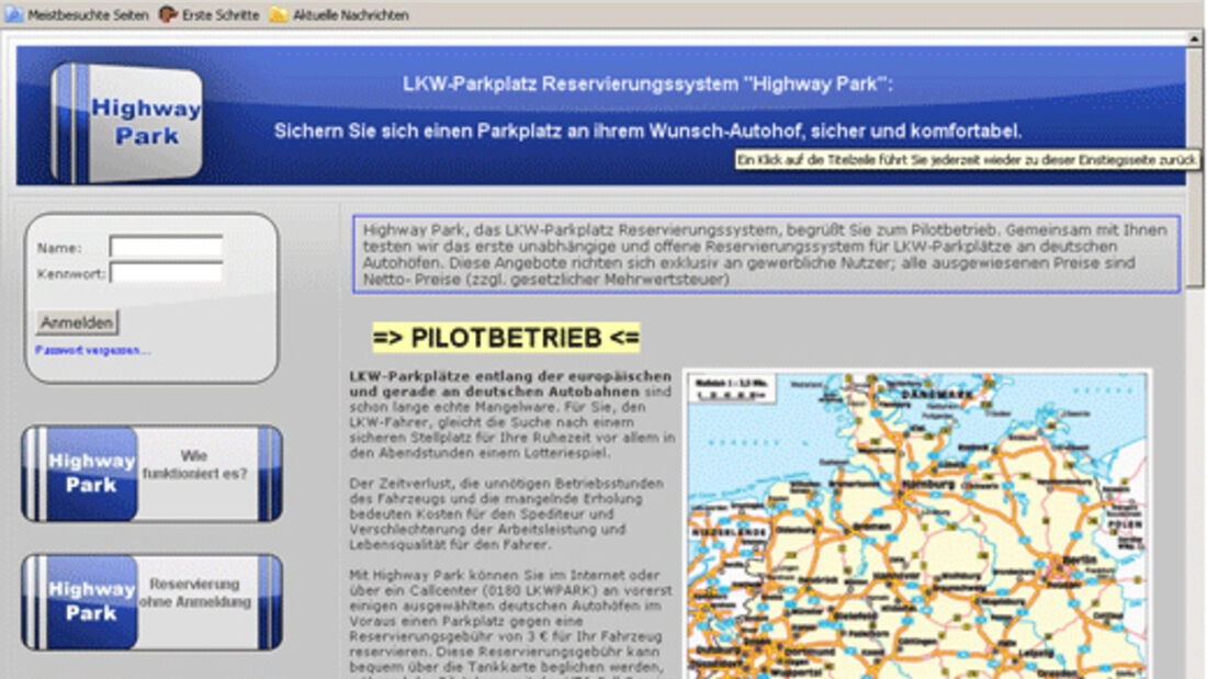 Freie Parkplätze