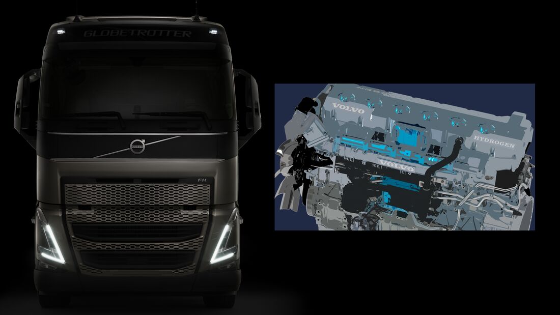 Volvo setzt auf H2-Motoren