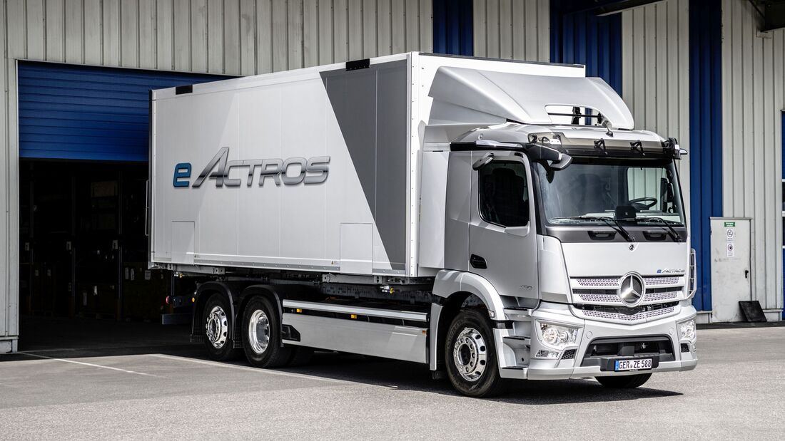 Daimler verdoppelt Reichweite beim eActros