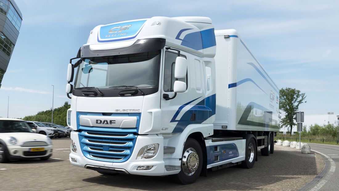 E-Lkw und Online-Funktion