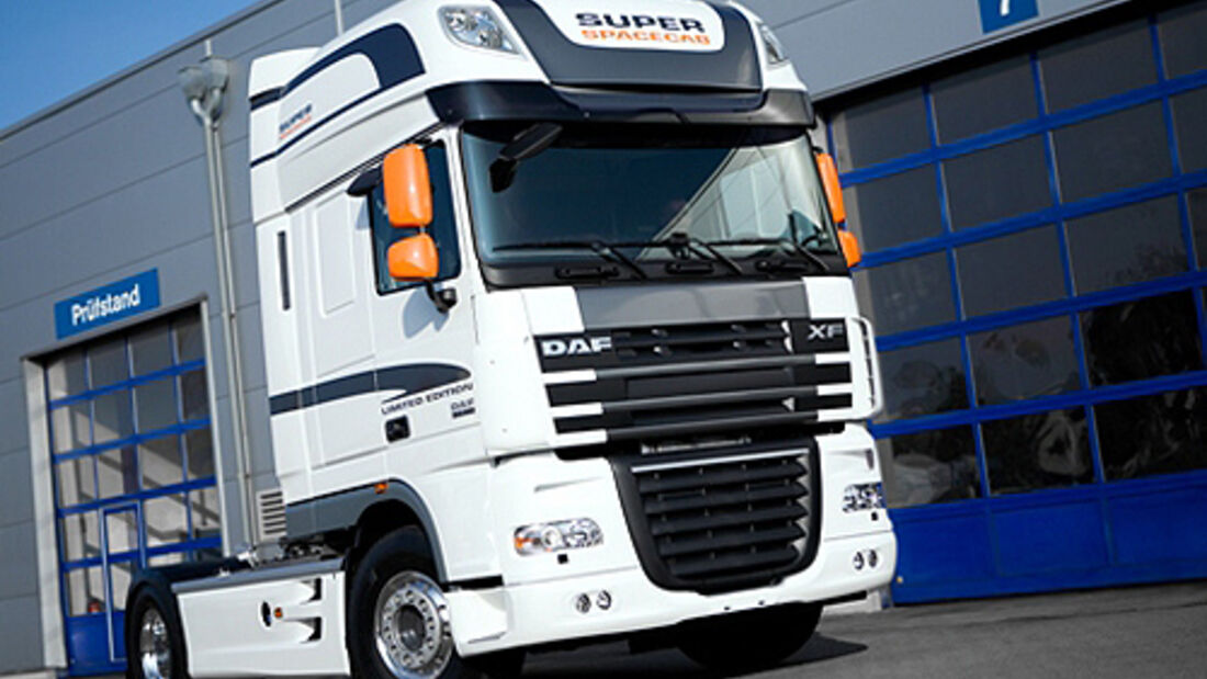 DAF Super Space Cab 'White Edition'. Exklusive Sonderserie läuft derzeit in Eindhoven vom Band
