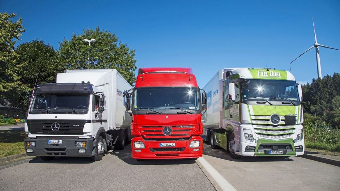 Schwere Nutzfahrzeuge sind sparsamer geworden