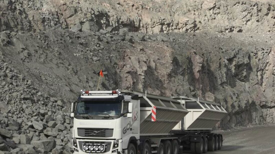 Kupfererz-Transport mit dem Volvo FH16