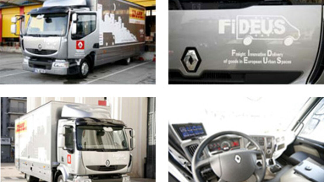 Fideus. Renault Trucks testet den Stadtlieferwagen der Zukunft unter realen Bedingungen.